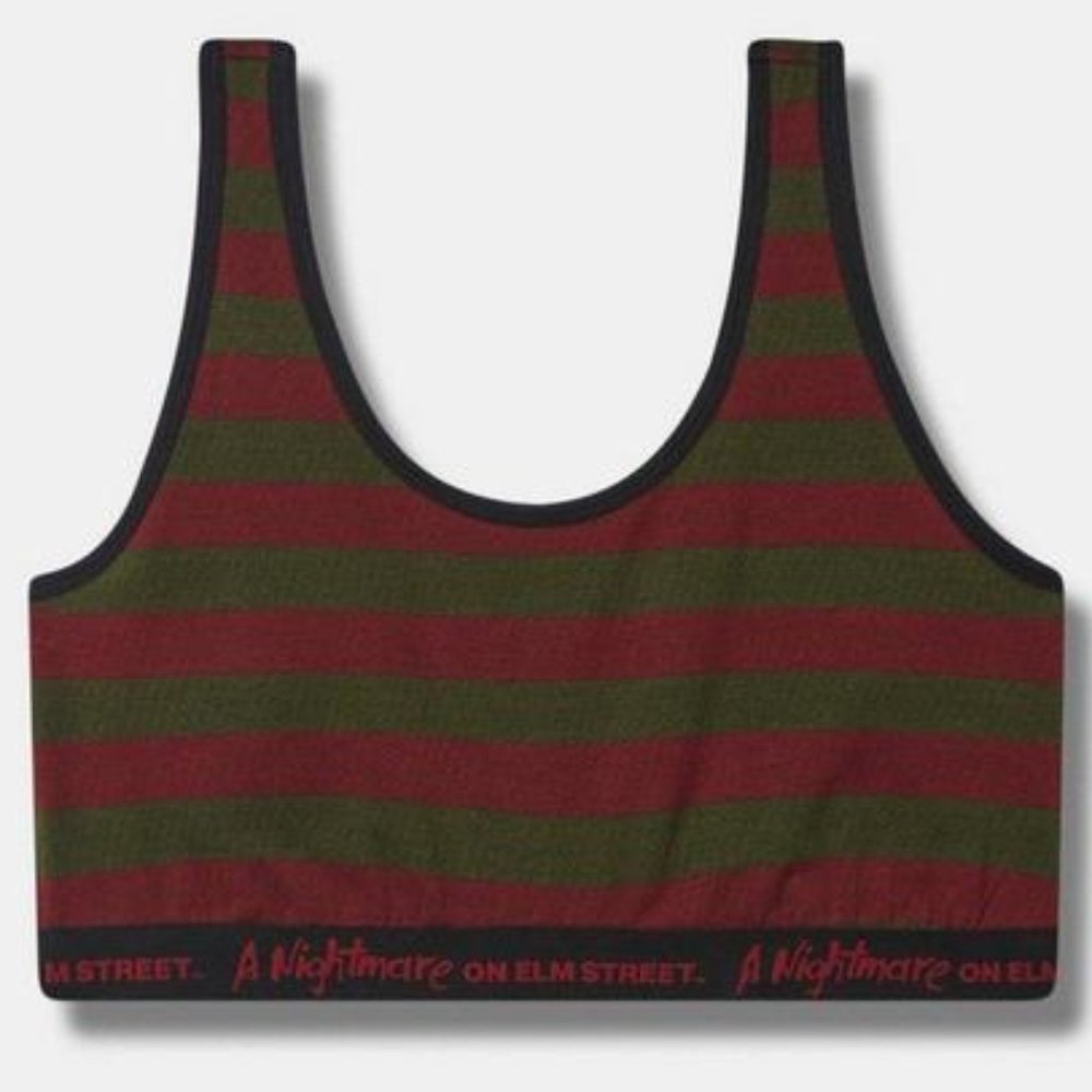 ❤️NWT TORRID SCOOP BRALETTE / NIGHTMARE ON ELM STREET FREDDY KRUGER